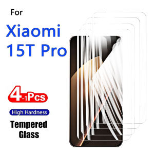 1-4PCS Screen Protectors For Xiaomi 15T 15 T Pro HD Tempered Glass Crystal High Aluminum Anti Scratch Case Friendly Fingerprint