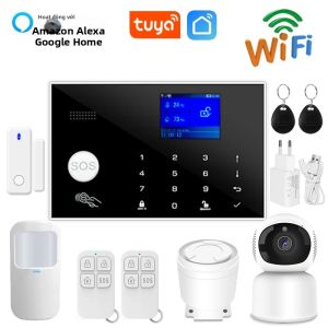 EARYKONG G50 Hệ Thống Báo Động An Ninh Gia Đình 433 MHz WiFi GSM Không Dây Tuya Điều Khiển Ứng Dụng Thông Minh 100 Vùng Hỗ Trợ Cảm Biến Cửa/cửa Sổ