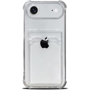 Clear Card Slot Case For iPhone 17 Pro Max Air 17E 16E 16 E Plus 15 14 13 Mini 12 11 X XS XR iPhoneair Phone Cover Accessories