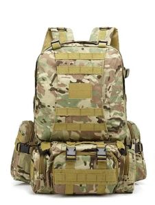 50L Tactical Backpack Men Waterproof 4 In1 Molle Sport Tactical Bag Outdoor Hiking Climbing Army Fishing Travel Laptop Backpacks