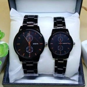 0Jam Tangan couple Pria/Wanita Murah Stainlis stell Anti Air || Jam Tangan Pria/Wanita Sepasang Bisa Beli Satuan Simple Dan Terlaris || Jam Tangan Couple Terlaris || Jam Tangan Pria || Jam Tangan wanita Bayar di Rumah