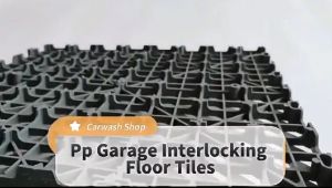 Lantai Garasi INTERLOCK MODULAR (40cmx40cm) BERMOTIF GERIGI / Modular Floor Tile Mat Garage Car Wash lantai bengkel Premium