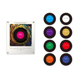 Miếng Dán Tủ Lạnh Có Loa Acrylic Tích Hợp Cảm Biến NFC Có Thể Tùy Chỉnh - Không Cần Điện Thoại Di Động