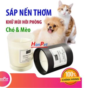 Sáp nến thơm khử mùi hôi phòng chó mèo