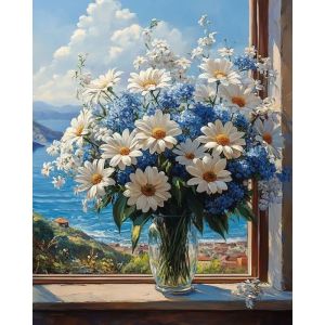 Diy Paint By Number Kits Adults Oil Painting Package Drawing By Numbers Home Wall Decor Flower Canvas Picture