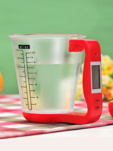 เครื่องมือทำขนมครัวมัลติฟังก์ชั่น 500 มลถ้วยตวงพร้อมสเกลอิเล็กทรอนิกส์ 1000 กรัมใช้ในบ้านเครื่องครัว