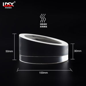 เคสใสคริสตัลอะครีลิกทรงกลมสำหรับวางเครื่องมือเสริมสำหรับโทรศัพท์มือถือและแท็บเล็ต ชั้นวางของแบบฐานมุม