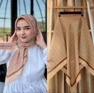 DEARA HIJAB MARIPOSSA SERIES / MARIPOSA DEARA HIJAB MALAYSIA / Hijab Segi Empat Motif Mariposa Mademoiselle Pattern Scraft / Hijab Jilbab Segiempat Voal Motif Trendi Terlaris