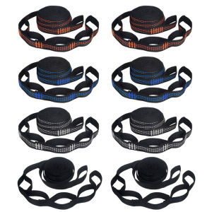 Outdoor Camping Hammock Straps 2-Pack Heavy Duty Tree Hanging Ropes for Backpacking and Outdoor Activities