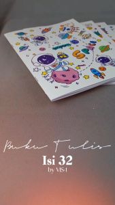 VIS-1 - Buku Tulis 32 Bergaris / Ukuran Quarto / 1 Pack 10pcs