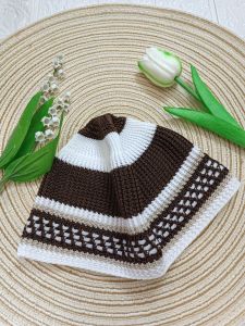 peci rajut motif dewasa/peci rajut motif amparo/peci rajut oleh-oleh haji/umroh/souvenir ramadhan/santunan ramadhan