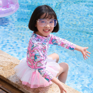 CHUXIU | Long-sleeve Princess-style Childs Swimsuit