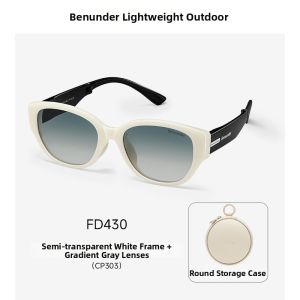 Beneunder | Oval Cat Eye Sunglasses Womens Vintage Style UV Protection Fashionable Folding Sun Glasses Classic Personality