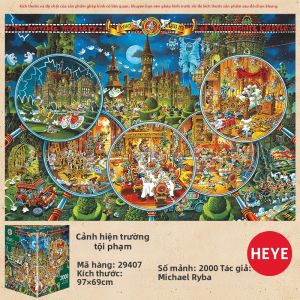 Heye | Bộ Ghép Hình Trưởng Thành Chủ Đề Thám Tử Khó 2000 Miếng