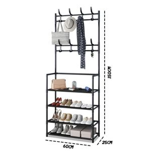 Free Ongkir | Stand Hanger Baju Gantung Rak Pakaian Rak Sepatu Tempat topi tas serbaguna CH-14