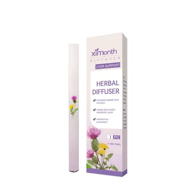 Herbal Diffuser with Mullein/Thyme/Mints Guarana/Green Tea Natural Energy Boost Clear Breathing Support for All Ages