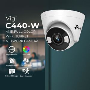 TP-Link VIGI C440-W 4MP Full-Color Wi-Fi Turret Network Camera