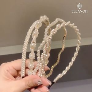 Cài tóc nữ Eleanor Accessories băng đô đính đá ngọc trai nhân tạo phụ kiện tóc 4209
