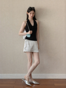 Cantonstory | Black Halter Top for Layering and Wearing Alone