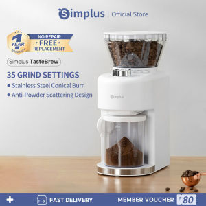 Simplus Coffee Grinder Coffee Bean Grinder Burr Mill Coffee Adjustable Speed