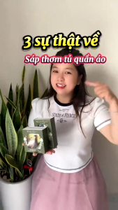 Sáp Thơm Treo VaromaS ST03 50g Hoa Khô Hương Dịu Nhẹ Cho Phòng Tủ Quần Áo Bàn Làm Việc Quà Tặng