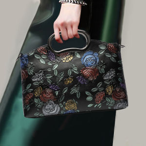 SIFULUN | National Style Artistic Embossed Handbag Clutch