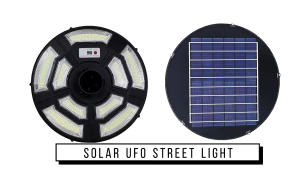 NOXIER 5000W UFO Solar Light Solar Street Light Motion Sensor Round Solar Street Light IP67 Led Light