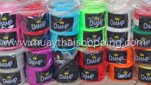 CHAMP ผ้าพันมือซ้อมมวย กว้าง5cm ยาว1.5m 3m 5m