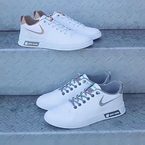 Keeping 39-44 Xavier White Khaki - Sepatu Sneakers Casual KSC113