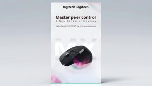 Logitech | Logitech MX Master 4 Wireless Bluetooth Mouse Silent Office Mouse Upgraded Graphite Black w/ Wireless Receiver