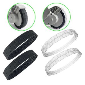 Robot vacuum cleaner anti-wear tire skin Replacement and protector accessories For Roborock S50 S55 S51 S6 S4 S5