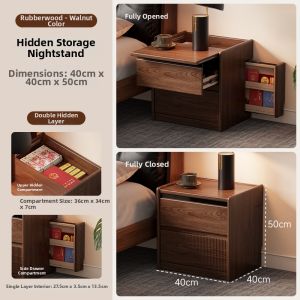 DONGMU | Luxury Hidden Storage Cabinet Nightstand