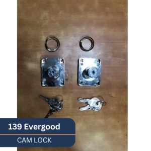 Evergood 139 22mm Drawer Lock (Silver)