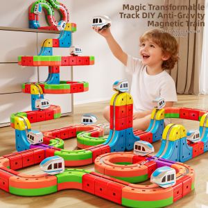 MLZH | Magical Transformable Magnetic Railway Set