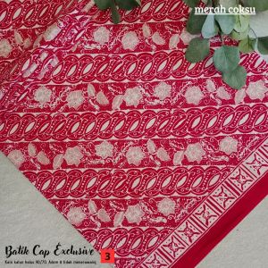 Kain Batik Cap Garutan 2 Series - Motif Parang Kombi Series - Batik Cap (Bukan Batik Print) - Fashion Batik Pria Wanita - Batik Kombinasi