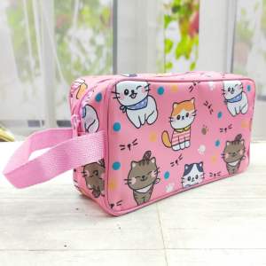 COD POUCH TAS KOSMETIK MAKE UP TAS ATK TEMPAT PENSIL TALI SAMPING