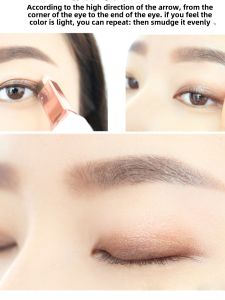 Waterproof Highlighting Eyeshadow Stick Beginner Friendly Dual Color Pearl Brightening Easy Application Eye Makeup Tool