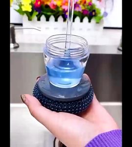 ( Free Bubblewrap ) Sikat Cuci Piring Almunium Sabut Serabut Kawat Dispenser Sikat Multifungsi