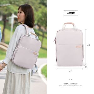 New Arrival Schoolbag Female College Student Minimalist Backpack Lightweight and Large Capacity Computer Bag Fashion Special-Interest Canvas Backpack