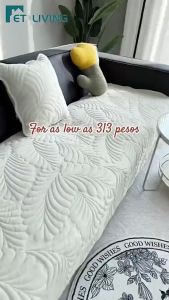 L Shape Non Slip Sofa Cover Durable Soft Fabric Four Season Universal Sofa Mat For 1/2/3/4 Seater