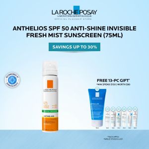La Roche Posay Anthelios SPF 50 Anti-Shine Invisible Fresh Mist Sunscreen 75ml [Normal - Combination Skin]