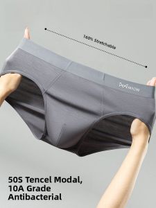 Miiow | Mens Triangle Underwear Modal Breathable Sweat Absorbent Antibacterial Shorts Comfortable Mid Waist Youth Pure E-commerce Sale