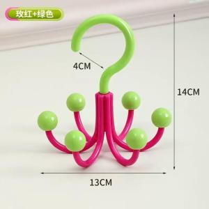 ตัวตั้งตัวล็อคหกขากลับได้ ตัวตั้งเสื้อผ้า หมวก ดึงดูดแรงซึม ตัวตั้งจับเสื้อผ้าแบบจับได้ วัสดุรีซิ่น