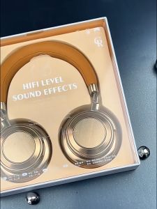 CRUI CR-9 Retro Over-Ear Bluetooth 5.4 Wireless Headphones Deep Bass Noise-Cancelling Hi-Fi Sound Long Battery Life Foldable & Comfortable