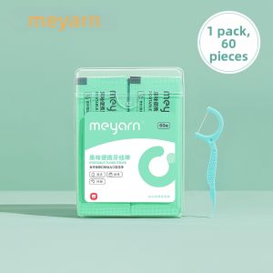 MEYARN | Mint Fine Toothpicks Individually Packaged Family Size