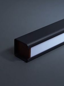 One word minimalist dining room chandelier modern long strip dining table lamp luxury dining room bar table lamp office light