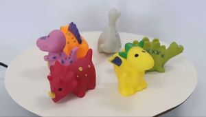 MAINAN MANDI ANAK BONEKA DINOSAURUS PENCET BISA BUNYI BB BAHAN DESIGN LEMBUT TANPA SUDUT TIDAK MELUKAI