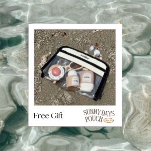 Sollie Set - เซ็ทแถมกระเป๋า Sunny Days Pouch Set - สเปรย์กันแดดและลิปบลัช