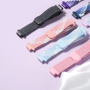 MAFAM【🔥พร้อมส่ง🔥】สำหรับ Imoo X10 Watch Phoneสายนาฬิกา สำหรับ Imoo Z1 Z6 Z7 สายรัดข้อมือไนล่อนทอแม่เหล็ก Loopback Strap