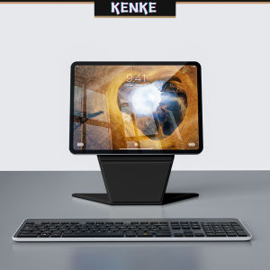 KENKE ipad case 3-in-1 removable magnetic protective case for ipad 2024 M4 pro 11 inch pro 13 Air 6th gen 13 inch pro 12.9 iPad 10th gen pro 11（2020/2021/2022）Height adjustment bracket Air 11 inch Air 4th gen Air 5th gen cover
